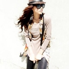 PUFFY - Studded Scoopneck T-Shirt