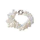 Briolette - Freshwater Pearl & Crystal Bracelet