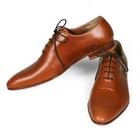 Purplow - Handmade Punching Detailed Oxford Camel