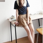 BAIMM - Tie-Waist Perforated Culottes