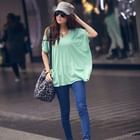 PUFFY - Cut Away-Shoulder Knit Top