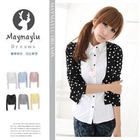 Maymaylu Dreams - Polka Dot Cropped Cardigan