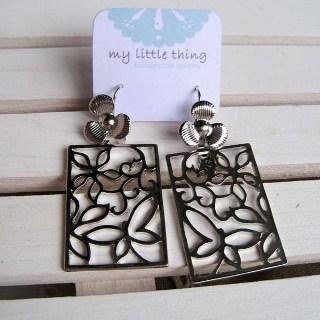 Garden Love Rectangle Earrings