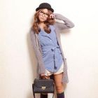 ZOO - Single-Button Long Cardigan