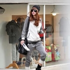 REDOPIN - Set: Hooded Color-Block Top + Sweatpants