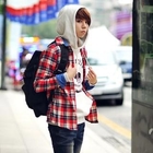 HOTBOOM - Plaid Flannel Shirt