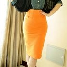 Jack Grace - Pleated-Yoke Pencil Skirt