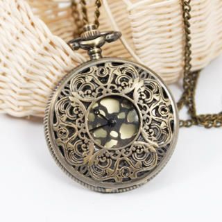 Carved Vintage Pocket Watch