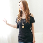 F-DNA - Ruffled Off-Shoulder Top