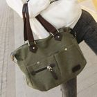 Smoothie - Zip-Pocket Canvas Shoulder Bag