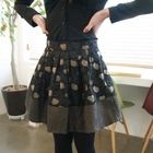 MINISCANDAL - Wool Blend A-Line Miniskirt