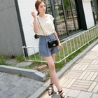 midnightCOCO - Linen Pleated Shorts