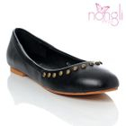 Nongli - Faux-Leather Studded Flats