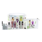 Clinique - Travel Set: Foaming Cleanser 30ml + Repairwear Laser Focus 15ml + Mascare 3.4ml + Eye Shadow Trio + Gel Blush #02 + Chubby Stick #07 + 2 Bags