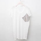 Bluemint - Bat-Wing Sleeve Pocket-Accent T-Shirt