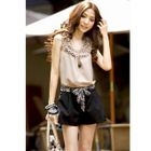 Tokyo Fashion - Pleated Tie-Waist Culottes
