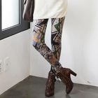 Propose - Star-Print Cotton Blend Leggings