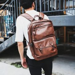 ETONWEAG - Faux Leather Backpack ETONWEAG - Faux Leather Backpack