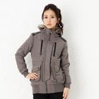 ageha@shibuya - Faux-Fur Trim Hooded Jacket
