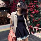 PUFFY - Padded-Shoulder Blazer