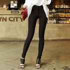 TISVIN - Knee-Patch Corduroy Skinny Pants