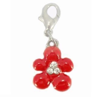 Red Flower Charm