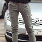 REDOPIN - Cargo Pocket Slim-Fit Pants