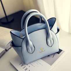 Rosanna Bags - Cat Face Embroidered Shoulder Bag Rosanna Bags - Cat Face Embroidered Shoulder Bag