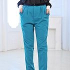 Manna - Contrast-Trim Skinny Pants