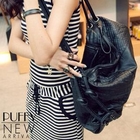 PUFFY - Faux-Leather Hobo Bag