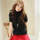 Tokyo Fashion - Short-Sleeve Turtleneck Sweater