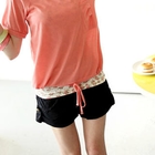 Tokyo Fashion - Cuffed Pleated Pocket Shorts