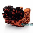 Grace Candy - Flower-Accent Wedge Mules