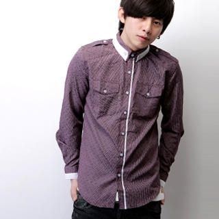 Long Sleeve Gingham Shirt
