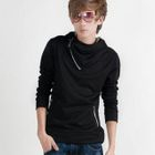MR.ZERO - Zip-Accent Hooded Pullover