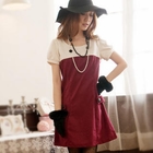 Tokyo Fashion - Short-Sleeve Panel Dress