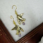 MyLittleThing - Gold Pigeon Earrings