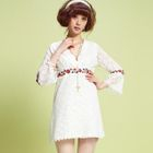 Angel Love - Embroidered Lace Empire Tunic