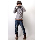 SeventyAge - Thumb-Hole Sleeve Turtleneck Top