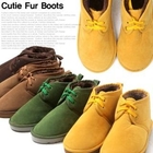 Karasinkko - Faux-Fur Lined Faux-Suede Sneakers