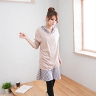 CatWorld - Sleeveless Hooded Striped Dress