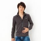 BLACK ASUKA - Long-Sleeve Stripe-Trim Shirt