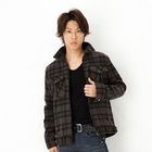 BLACK ASUKA - Dual-Pocket Plaid Jacket