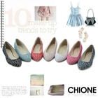 Chione - Lace Flats
