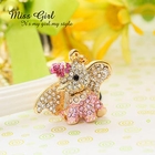 Miss Girl - Rhinestone Elephant Mobile Strap