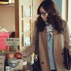BBon-J - Double-Breasted Wool Blend Coat