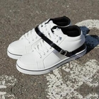 Monkey Shop - Patent Lace-Up Sneakers