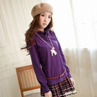 Tokyo Fashion - Bow-Accent Mock-Neck Top