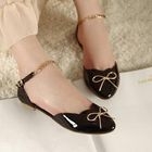 Mancienne - Patent Bow-Accent Flats