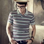 MITOSHOP - Striped Polo Shirt